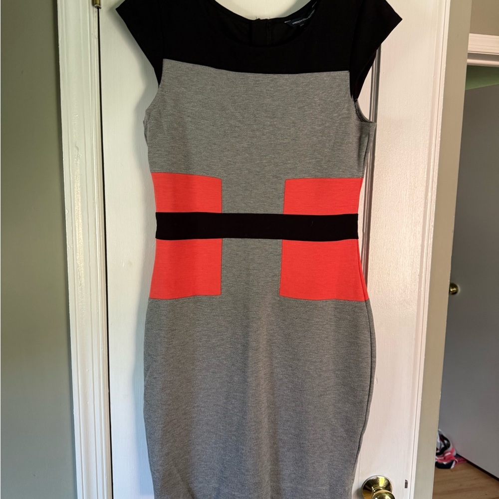 French Connection Manhattan Jersey Block Dress